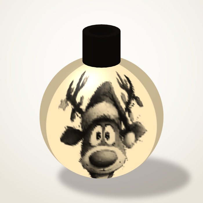 Bola Navidad Reno