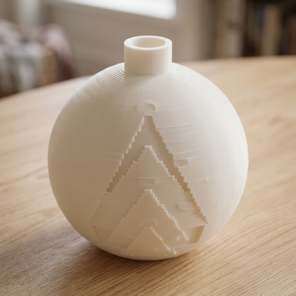 Bola de Navidad oscura con abeto