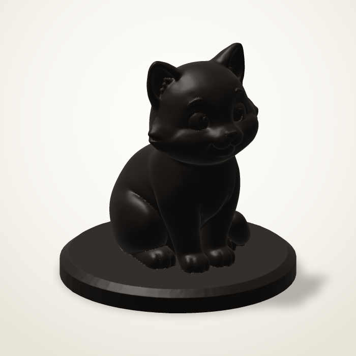 Figura decorativa de gato